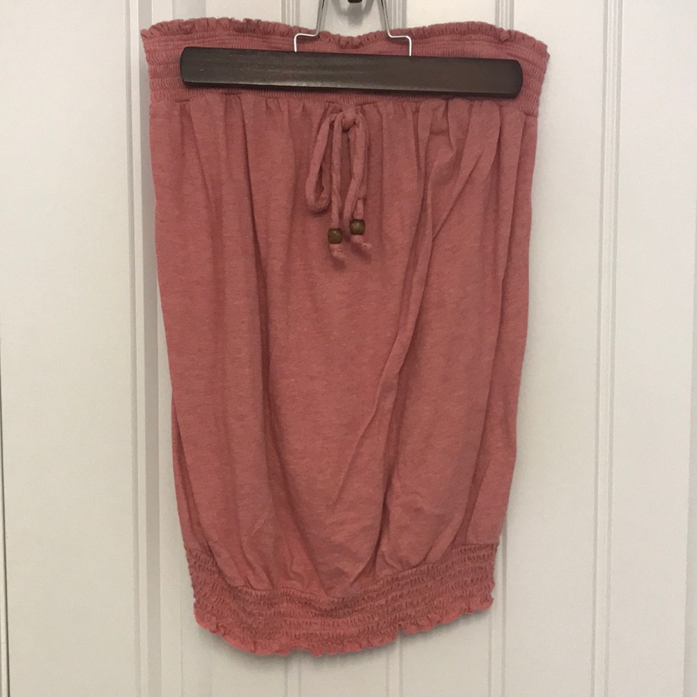 Dusty rose tube top